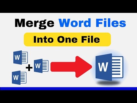 How to Merge Multiple Word Documents into One | Word Files Ko Ek File Mein Combine Kaise Kare