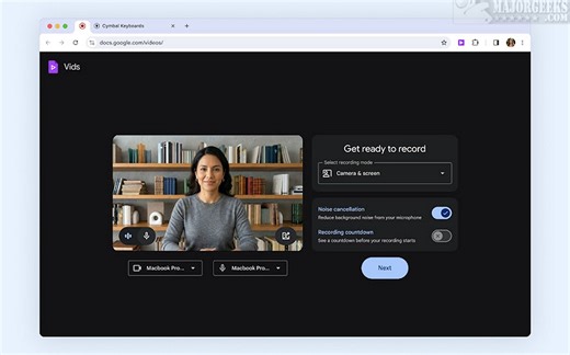 Google Vids Screen Recorder