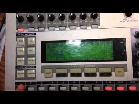 AW16G MTR（マルチトラックレコーダー）の使い方1