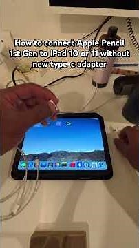 How to connect 1st gen Apple Pencil to newer iPads without new type c adapter | iPad 11 & 10th