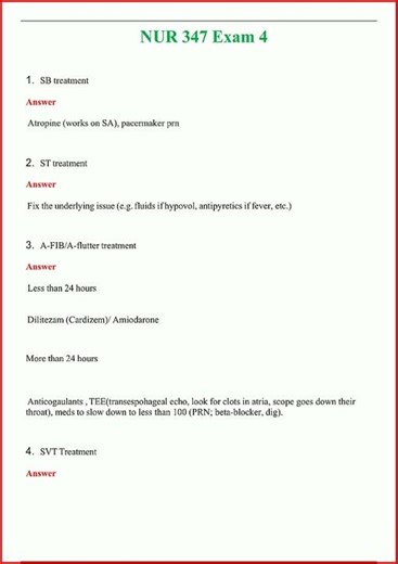 Nur 347 Latest Final 1 Graded A Passed New Full Exam Actual video