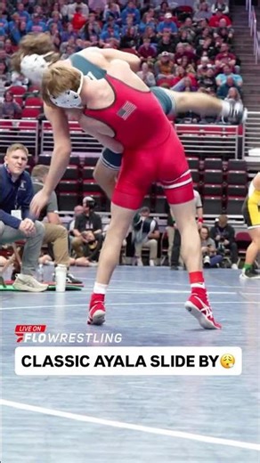 Knox Ayala hits a smooth slide by in the Iowa State . #statechampionships