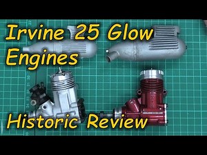 Irvine 25 Glow Engine Family - Model Aeroplane Glow Engines