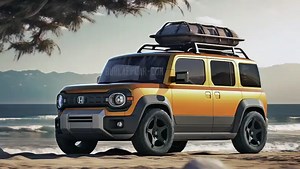 Honda Element HEV Springs Back to CGI Life, Slots Below HR-V as Adventure CUV and Truck
