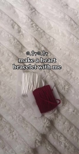 DIY Heart Friendship Bracelet Tutorial