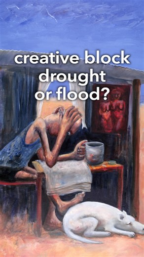 HELEN NORTON ARTIST on Instagram: "There’s two types of creative Block that are really common. If we don’t know the difference, we don’t know how to sort it out. Creative Block - Are You Dying Of Thirst or Drowning? Full video here https://youtu.be/o7lw-YR6SR8?si=nkcMIr5LlPoW9yYy"