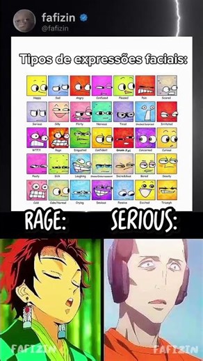 Tipos de expressões faciais #memes #viral #ytshorts