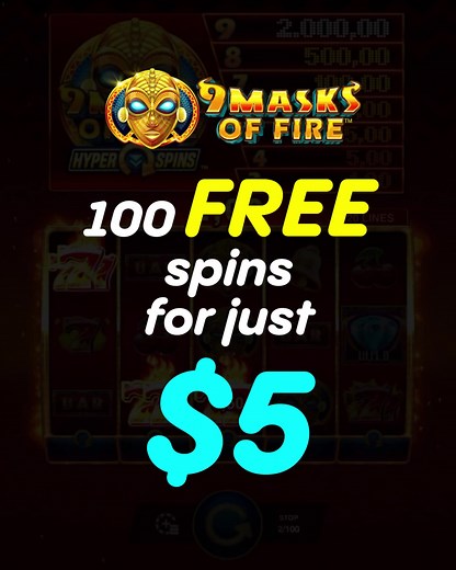100 FREE SPINS for just $5! 🎰 Get lucky at Captain Cooks Casino - over $20,000,000 won with us in 2025! ⭐ 4.5 Star Rating On Trust Pilot 🚀 Fast payouts 🔒 Safe & Easy deposits 🎮 Thousands of games available | 9 Masks of Fire