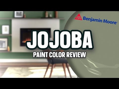 GORGEOUS GREEN PAINT COLOR | JOJOBA BY BENJAMIN MOORE