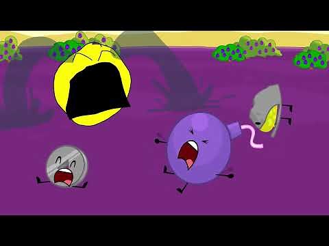 BFDIA Clip - Nickel, Yellow Face, Bomby and Rocky Crying