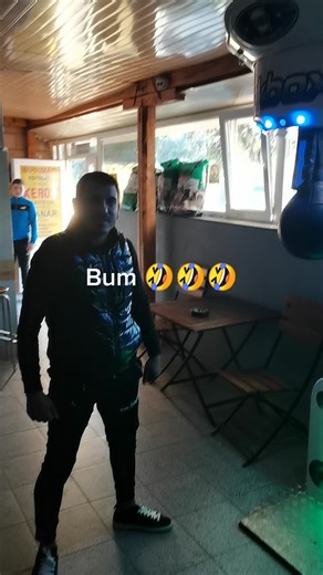 Humorous Kickboxer Punching Challenge