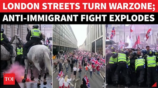 Chaos erupted in the streets of #London on September 13th as massive...