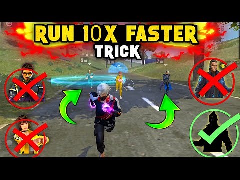 TOP 5 AMAZING TRICKS | RUN 10X FASTER THAN DJ ALOK, CHRONO AND KELLY - GARENA FREE FIRE
