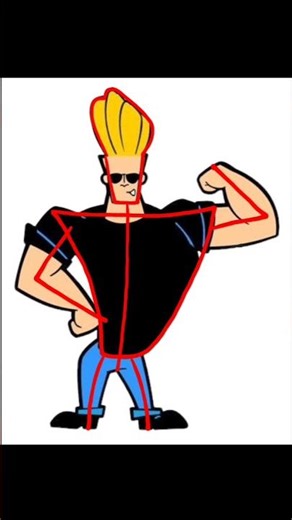 How To Draw Johnny Bravo