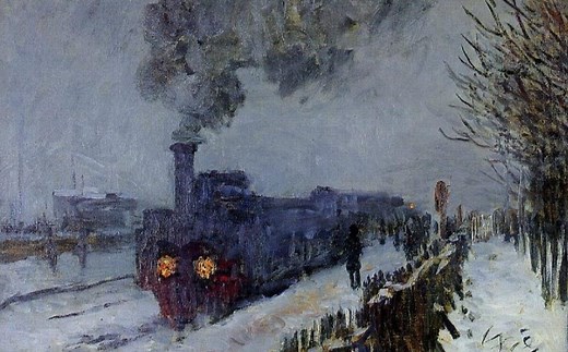 Masterpiece Story: The Train in the Snow by Claude Monet