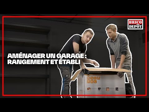 Aménager un garage : rangement et établi – Jour 3 (avec MisterWalt) - Brico Dépôt