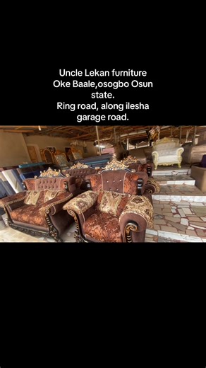 Royal sofaset available in this display color and more. Available for pickup and delivery is nationwide #1,750,000#unclelekanfurniture #goviral #sofaset