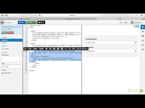 Web Development with AngularJS and Bootstrap Tutorial: Introducing the Input | packtpub.com