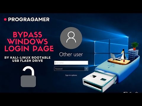 Reset your Windows Login Password by Kali Linux Bootable USB Drive