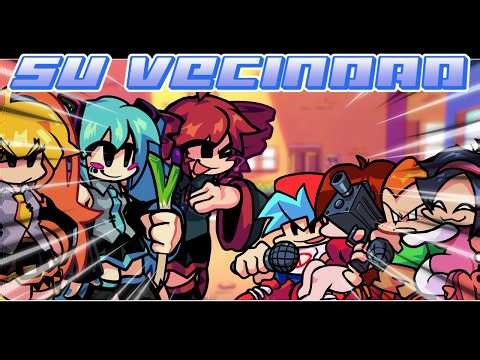 🎤 SU VECINDAD BUT MIKU, TETO & NERU SINGS IT | FNF COVER | FNF EL CHAVO DEL 8 🎤