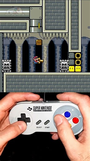 Mario and THWOMP JUMPS