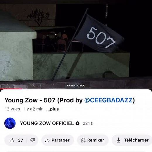 Young Zow on Instagram: "507🏴‍☠️DISPONIBLE SUR YOUTUBE 🏹✅ Visualiser by @dopino__ @dopinothereal_ Prod by @ceeg_badazz_beatz"