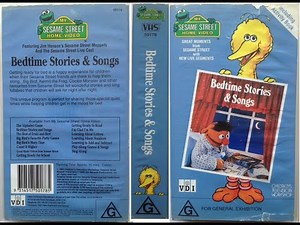 My Sesame Street Home Video Bedtime Stories & Songs Australian VHS