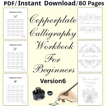 Copperplate Calligraphy Workbook For Beginners
