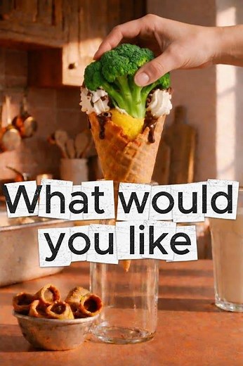 Broccoli icecreame: Healthy dessert ideas #creativecooking