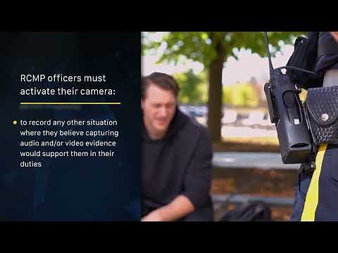 Body-worn cameras in the RCMP