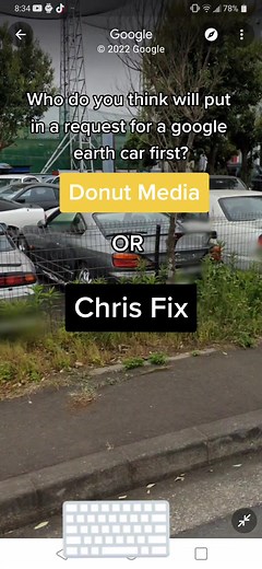 Donut Media vs. ChrisFix: Google Earth Car Request?