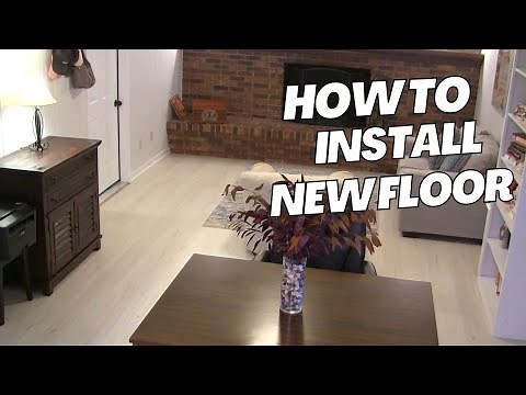 Installing Stainmaster Flooring from Lowes- Ambleside Elm