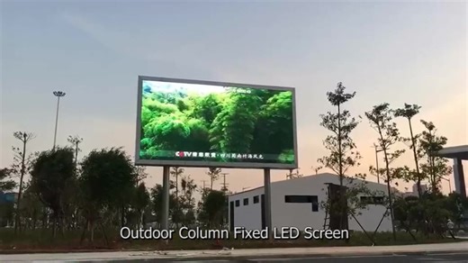 Programmable LED Signs Highway LED Digital Billboard Pole Mounted P5 LED Outdoor Advertising Screen