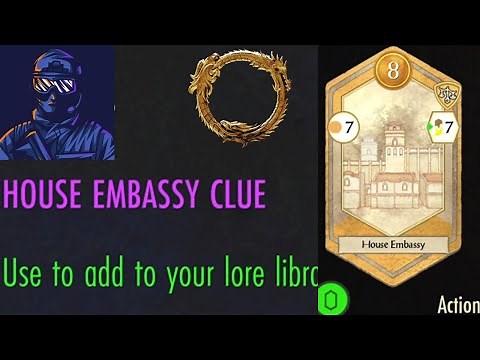ESO: House Embassy Clue Location (Tales of Tribute Card Upgrade)