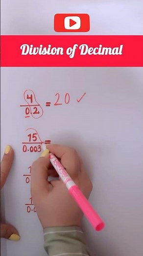 Division of Decimal #mathematics