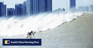 Did surfing start in China 1,000 years ago? Ancient poems and art show surfers riding Hangzhou’s bore as ‘children of the tide’