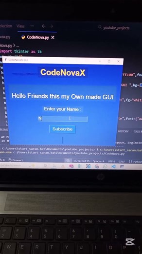 # I Make A small basic and beautiful Software in Python module tkinter