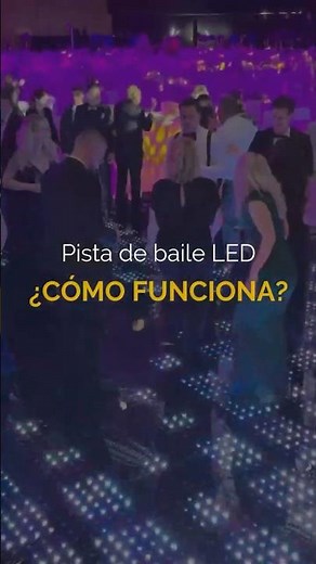 🔎 ¿Cómo funciona una pista de baile LED?