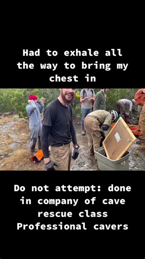 Reposted due to guidelines, do not attempt #fyp #cave #caver #caveman