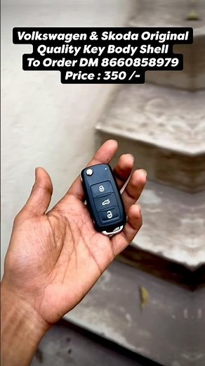 Volkswagen Flip Key Body Replacement | Skoda Key Shell Change #shorts #flipkey