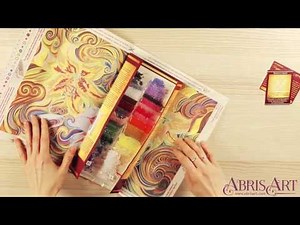 Unpacking Main Bead Embroidery Kit - Abris Art - DIY embroidery