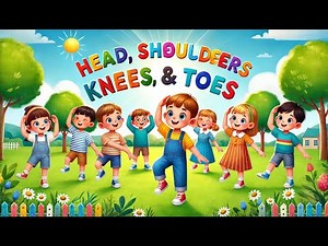 Head Shoulders Knees and Toes Song | Preschool Learning Rhyme