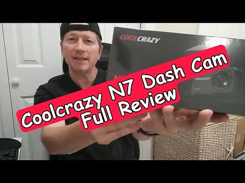 Coolcrazy N7 Dash Cam, 4K Dashcam for Cars Built-in GPS, 3.2 IPS Screen, Full Review