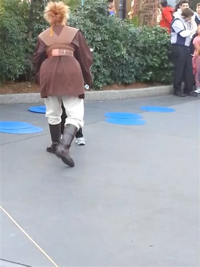 ᓚᘏᗢ grace on Instagram: "Help me, Obi-Wan Kenobi, you’re my only hope ♱ ♱ ♱ ♱ ♱ Swipe to see my pet Ewok and me defeating Darth Maul (actually failing so quickly 😔) as a young Jedi because I’ve always fought for the #resistance"