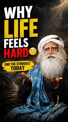 The Real Reason Why Your Life Feels So Difficult 🧐 #Sadhguru #Mindset #LifeLessons