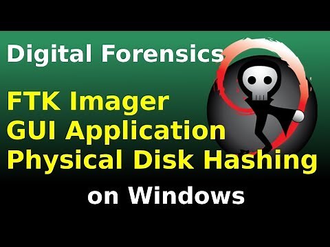FTK Imager GUI Physical Disk Hashing