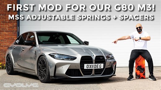 Lowering our G80 M3 with MSS Height Adjustable Springs
