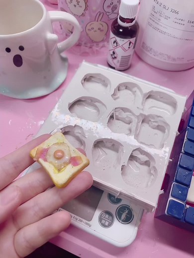 シリコン型作りのコツ：トースト原型の制作