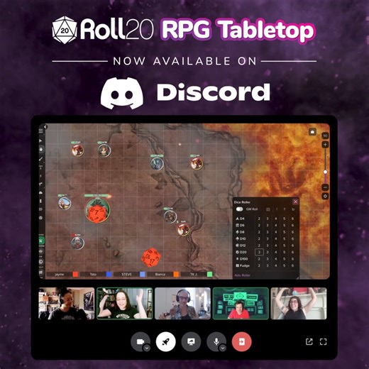 34K views · 268 reactions | D&D IS NOW ON DISCORD. Get your friends together to play all your favorite tabletop RPGs on Roll20, now available as a Discord Activity: dis.gd/roll20activity | Discord | Facebook