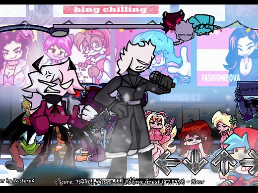 FNF神曲 Roasted Cover MFM vs BF By MasteroX